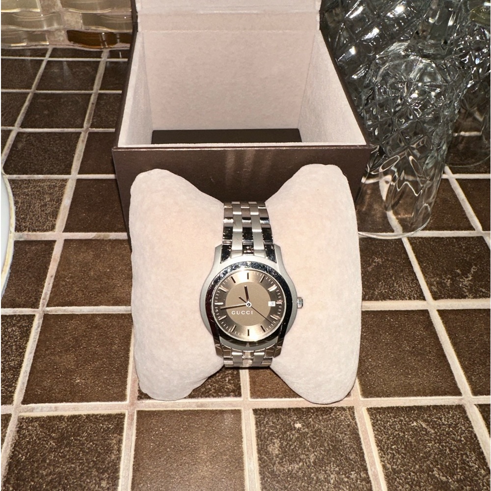 Stainless steel Gucci watch